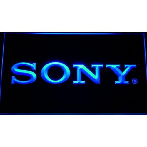 C170 Sony LED Neon Sign with On/Off Switch 20+ Colors 5 Sizes to choose