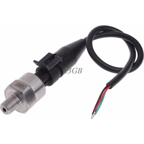 DC5V 150 psi 1/8NPT Pressure Transducer Transmitter Sensor Stainless Steel Oil Air Water M22