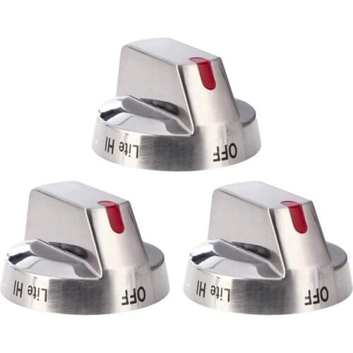 DG64-00473A Burner Dial Knob Range Oven Replacement for Samsung Top Burner Range Oven Gas Stove Knob 3PCS