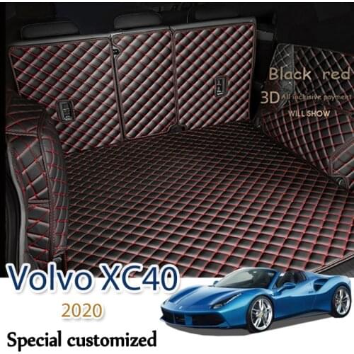 The Trunk Cargo Leather Liner Car Boot Liner Cargo Compartment Floor Carpet Mud For Volvo XC40 2020
