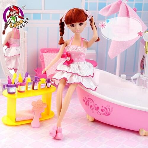 Lelia dolls Fashion doll Accessories girls toys dress clothes for doll kawaii bath toy for children kids birthday gifts new