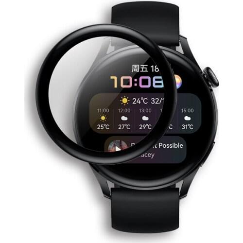 Soft Film Cover For Huawei Watch 3 Screen Protector 3D Full Protector Case for Huawei Watch 3 Pro SmartWatch