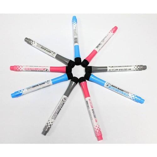 New Children Magnetic Easy Wipe Marker Pen Non-Toxic Portable Cute WhiteBoard Pen With Eraser Office School Supplies