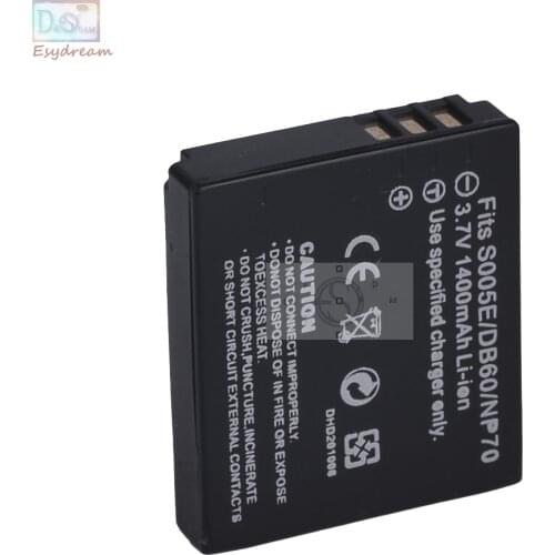 NP-70 NP70 1400mAh Camera Battery for Fujifilm F20 F40fd F45fd F47fd Leica C-LUX1 D-LUX2 D-LUX3 D-LUX 4 Panasonic DMC-FX01 FX8GN