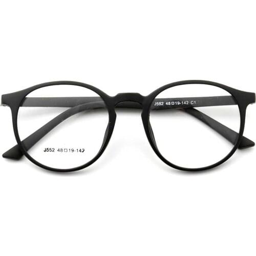 YOUTOP Lightweight Round Full-Rim Classic Retro TR Eyeglass Frames J552