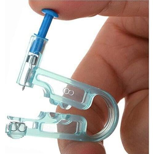 2018 Disposable Safety Ear Piercing Gun Unit Tool With Ear Stud Asepsis Pierce Kit