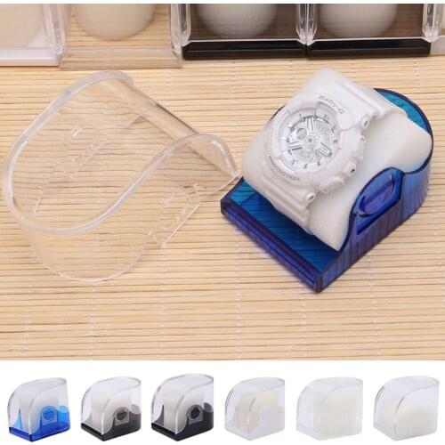 Plastic Wrist Watch Box Jewelry Bangle Bracelet Display Storage Holder Organizer