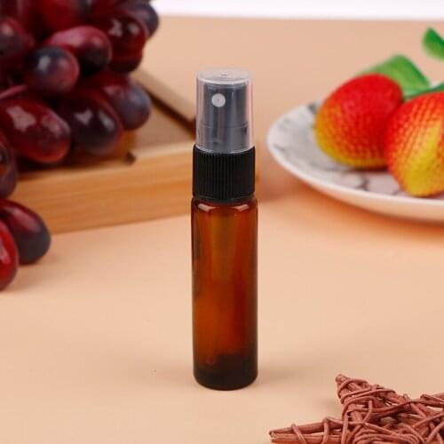 10ML Mini Empty Glass Bottle Spray Perfume Cologne Refillable Travel Organizer