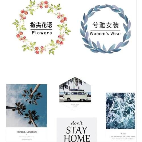 Free Shipping Advertising Sticker/Vinyl Self Adhesive Car Decal Sticker Customization