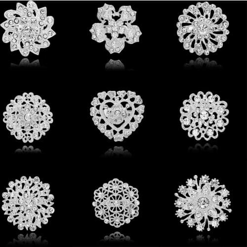 Rinhoo jewelry Silver Brooches For Clothes