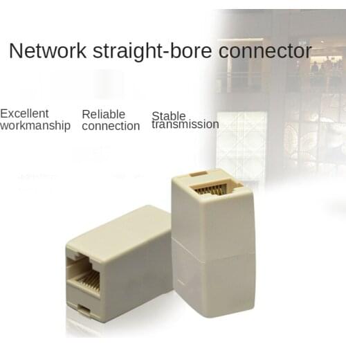 10PCS New Alloy Internet Tools Universal RJ45 CAT5 Coupler Plug Adapter Network LAN Cable Extender Connector Electronic Fittings