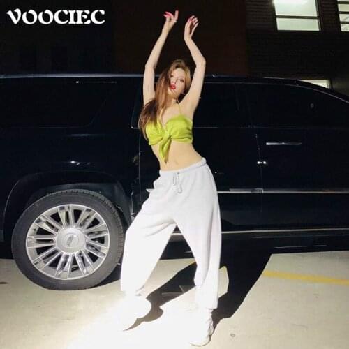 VOOCIEC Women's Trousers Harem Pants