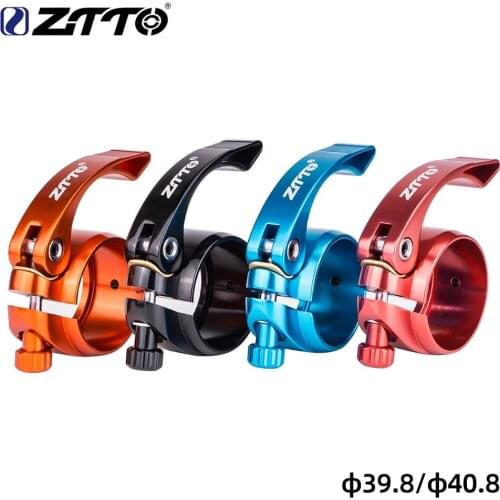 ZTTO Folding Bike Road Bike Aluminum Alloy Ultralight Quick Release Mountain Bicycle Seat Post Seatpost Clamp 39.8mm 40.8mm