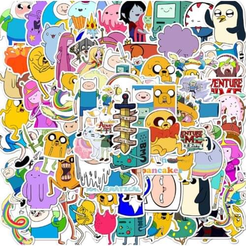 10/30/50/100Pcs Time treasure adventure For Snowboard Laptop Luggage Fridge Car- Styling Vinyl Decal Home Decor Stickers