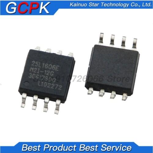 10pcs MX25L1606EM2I-12G SOP MX25L1606 SOP8 25L1606EM2I SOP-8 25L1606EM2I-12G 25L1606 MX25L1606EM2I-12