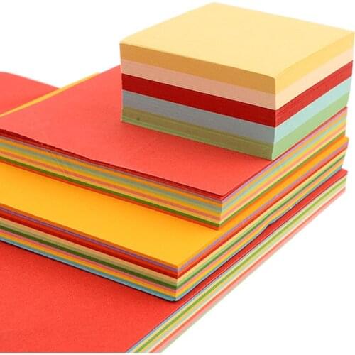 100Pc 15cm Origami Square Paper Double Sided Coloured Craft DIY Colorful Scrapbooking New Handmade Paper Mix color Paper