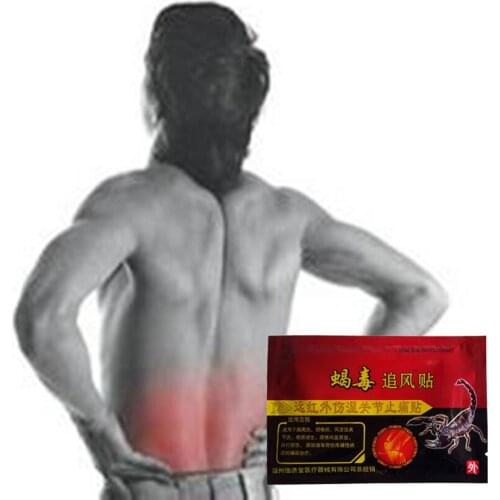 24PCS/3Bags Powerful Efficient Medical Scorpion Venom Analgesic Plaster Relief Headache Neuralgia Acid Muscle Pain Patches