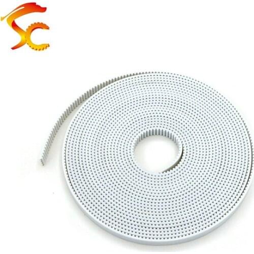 4metres/Lot PU GT2 6mm open belt Polyurethane Steel core 2GT 6mm for 3d printer Free Shipping