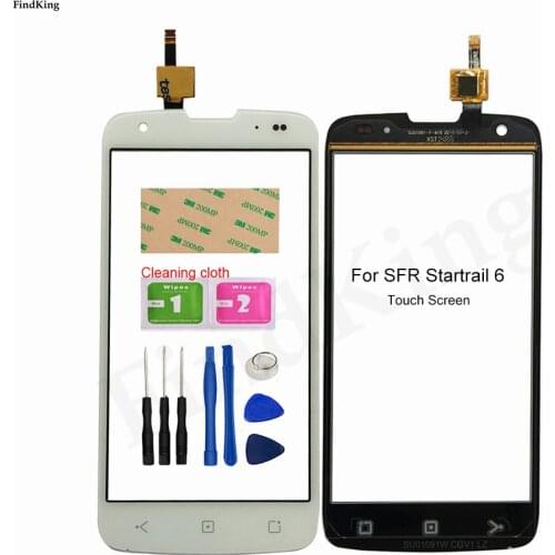 5''Mobile Touch Screen For SFR Startrail 6 Touch Screen Digitizer Touch Sensor Panel For SFR Startrail 6 Front Glass Replacement