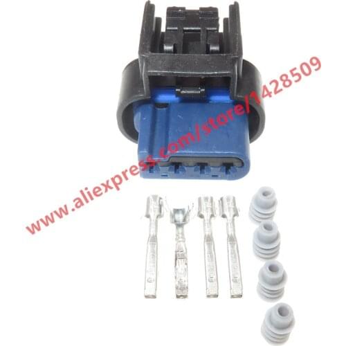 5 Sets 4 Pin Auto Sensor Waterproof Plug Female Car Wire Cable Connector WPT-1309 CU2Z-14S411-AYA