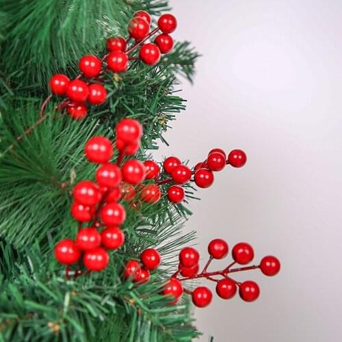 5PCS/pack Artificial Plants Christmas Decorations For Home Christmas Tree Decoration Wedding Festival Decor Home Decoration