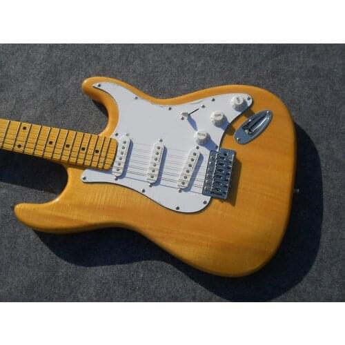 Electric luteal guitar 3 single pickup truck, white pickup truck, maple fingerboard, customized, free delivery