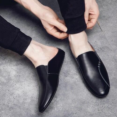 ENLEN&BENNA Men's Leather Sandals