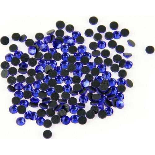 Hot Sale DMC Hotfix Rhinestones Dark Sapphire ss20 (4.6-4.8mm) 100Gross DIY Iron-on Garment Crystals Free Shipping