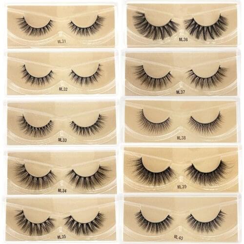 Wholesale Mink Eyelashes 3D Mink Lashes Natural False Eyelash Makeup Lash Extension Make Up Bulk Lashes Wholesale