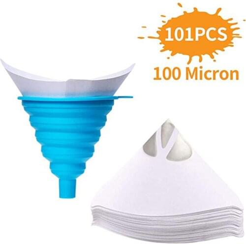 Paint Spray Gun Filter Paper 50Pcs 100Pcs Paint Paint Filter Paper Filter Cone Filter Funnel Painting