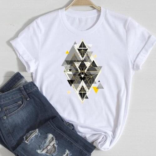 Summer Female Tshirts Clothes Graphic T Top Lady Print Tee Women Short Sleeve 90s Ladies Cute Watercolor Fashion Cartoon T-Shirt