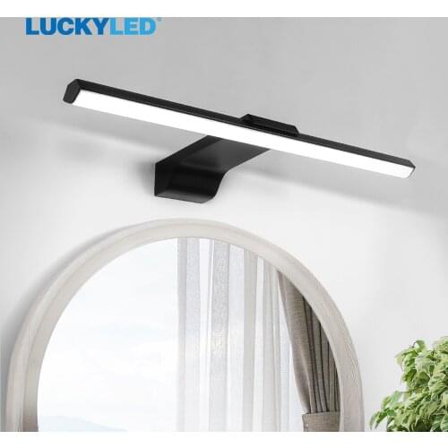 LUCKYLED Wall Lamp Fixture 8W Led Wall Light Bathroom Mirror AC85-265V Wall Light Fixture Modern Led Indoor Lighting for Bedroom