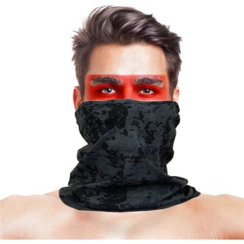 Uniesx Men Women Head Face Mask Polyester Windproof Neck Warmer Sunshade Tube Bandana Scarves Outdoor Camping Hiking Headwear