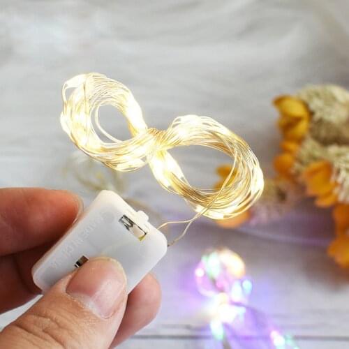 Mini LED Birthday Cake Light String Decoration Flashing Fairy Bouquet Garland Lights For Wedding Christmas Gift Box Party Decor