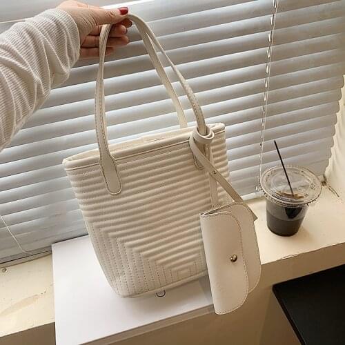 Fashion Designer Shoulder Bags brand cheap Women Totes Crossbody Bags Female Leather Solid Color Large Handbag for Women 2021
