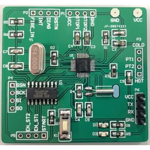 TDC-GP22 Module, Laser Ranging, Water Meter Flow Measurement Development Module