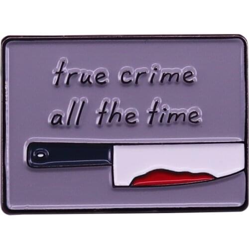 My Favorite Murder true crime pin murderino serial killer gift