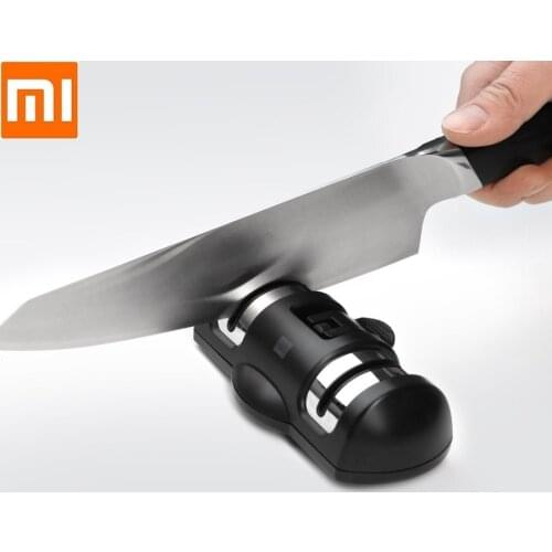 Xiaomi New Huohou double wheel knife sharpener good Professional Kitchen Sharpening Sharpener Tool