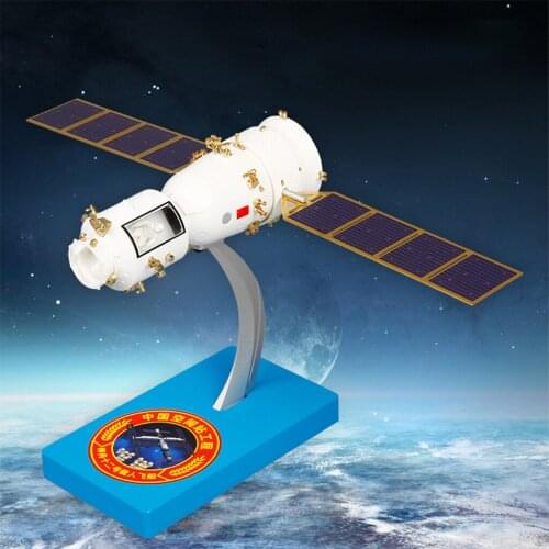 Realistic Diecast 1/50 Metal Space Shuttle Shengzhou 12 Spacecraft Space Station Airship W/ Stand Home Office Tabletop Decor
