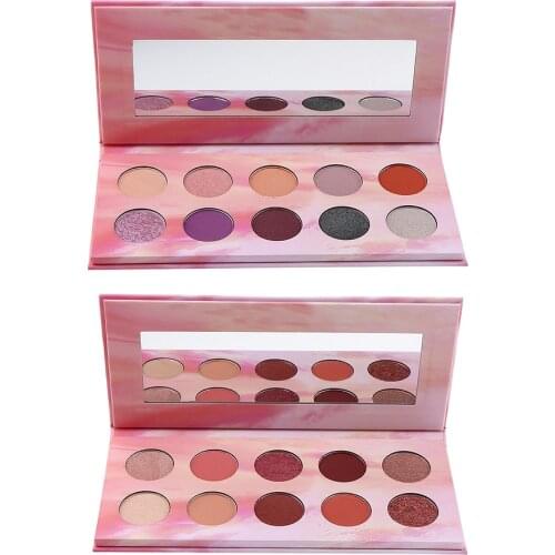 Luscious 10 Color Makeup Palette Eyeshadow Matte Shading Shadow Eye Shadow pearl light Matte