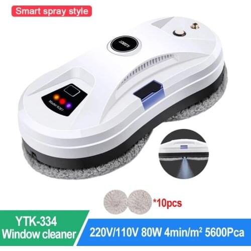 Smart Water Spray Window Cleaner Robot With Automatic Water Spray Function Anti-fall Magnetic Glass Tile Wall Cleaning Tool