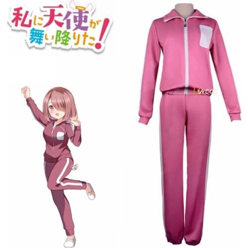 Wataten! An Angel Flew Down to Me Hoshino Miyako Sportswear Jersey School Uniform Coat Shirt Pants Outfit Anime Cosplay Costumes