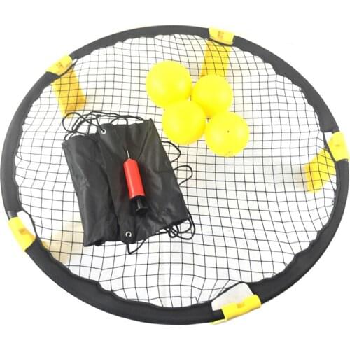 1 set Beach Volleyball Spike Battle Ball Game Set With 3 Balls Outdoor Team Sports Beach Volleyball Lawn Fitness Equipments