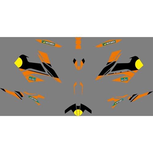 3M 1088 Motorcycle Team Graphic & Backgrounds Decal Sticker Kits for KTM DUKE 790 2017 2018 2019