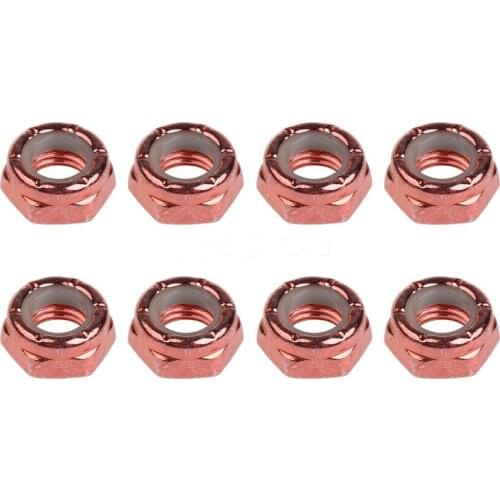 4pcs Skateboard Truck Side Nut Skateboard Bridge Side Nut Electric Long Board Colorful Nut Parts