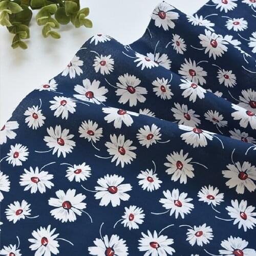 50*142cm Pure Cotton Ono Chrysanthemum Fabric Clothes Skirt Childrens Clothes Shirt Pajama Dress Handmade DIY Fabric