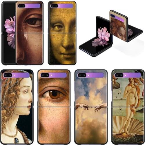 Phone Case For Samsung Galaxy Z Flip3 5G z flip 3 5G zFlip Cover Cellphone Shell Fundas Art Paintings The Birth Of Venus