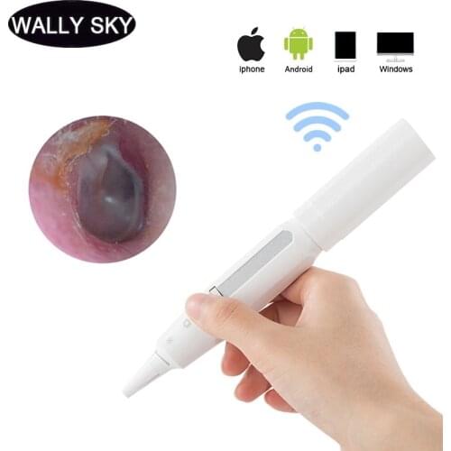 Digital Microscope USB Endoscope Waterproof WIFI Endoscope Inspection Camera for Ear Nose Borescope Ear Cleaner Android Phone PC