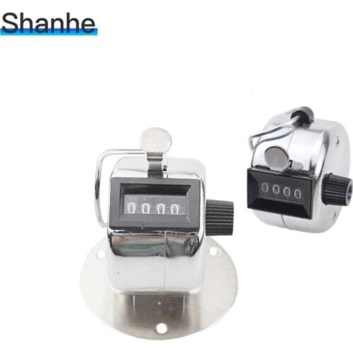 Mini Digital Hand Tally Counter 4 Digit Number Manual Hand Held Tally Counter Manual Counting Golf Clicker 0-9999