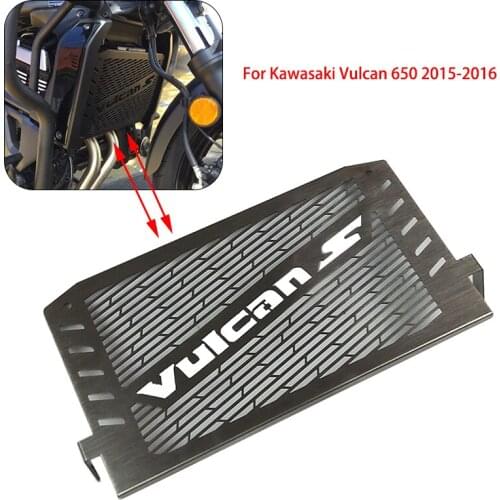 For Kawasaki VULCANS 2015 2016 Vulcan 650 Motorcycle Radiator Grill Grille Guard Protective Cover Steel VULCAN S VULCAN 650